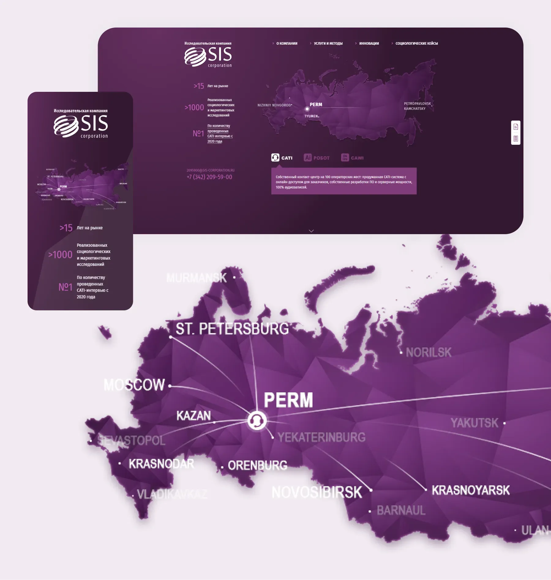 Корпоративный сайт «SIS-corporation»