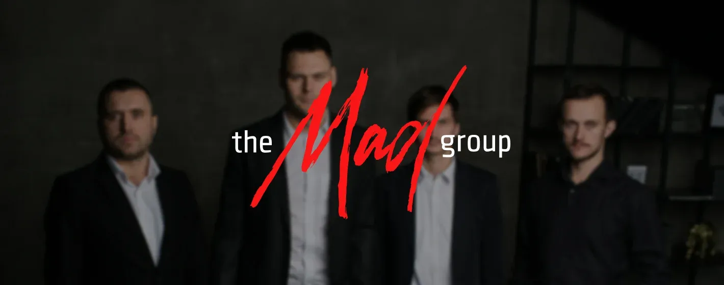 Сайт и брендинг  «The Mad Group»